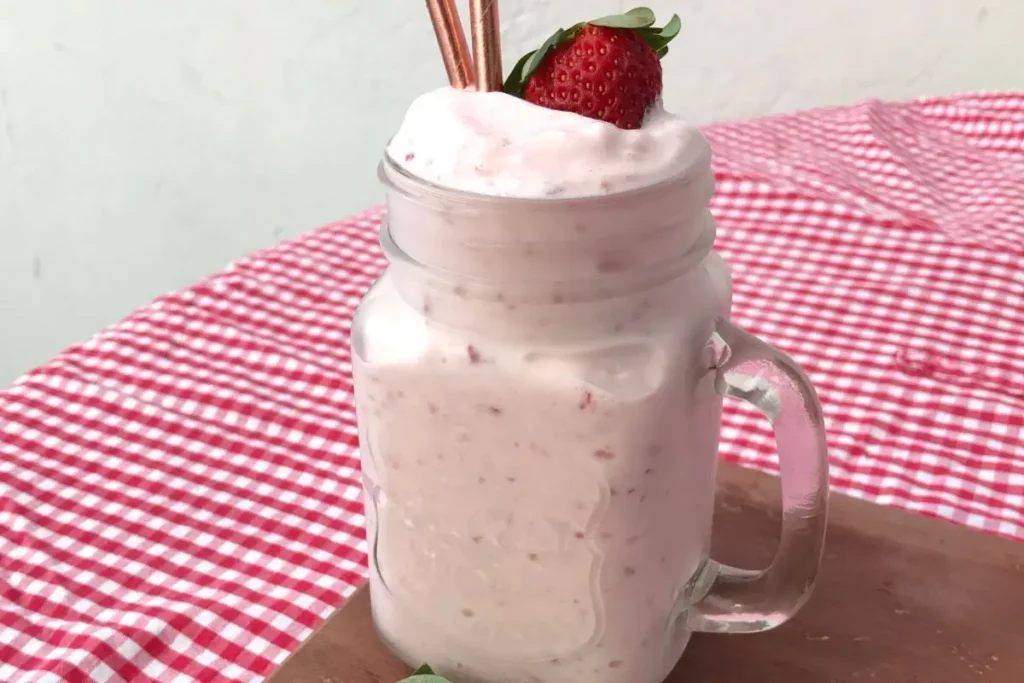 Smoothie de Morango e Banana