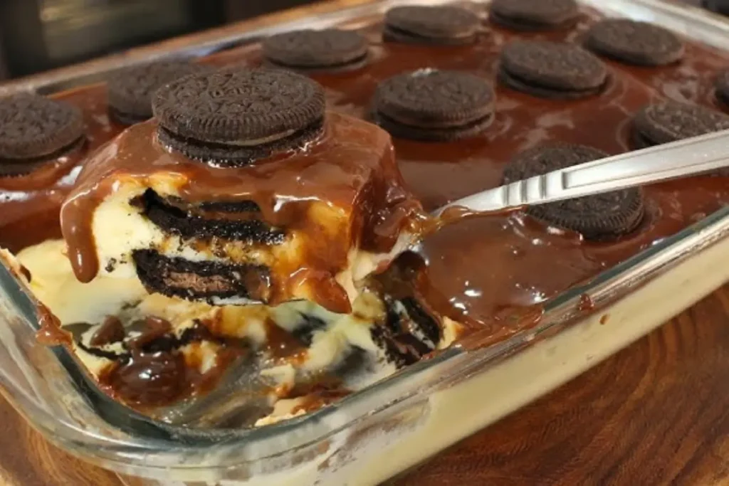 Sobremesa de Oreo na Travessa