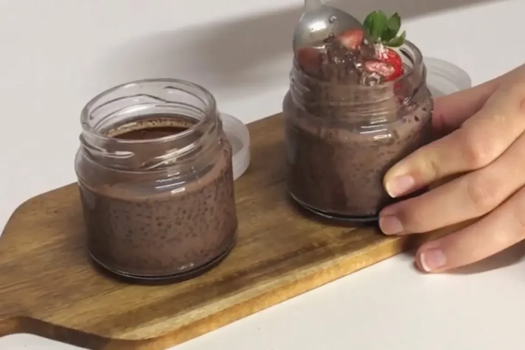 Mousse de Chocolate e Chia